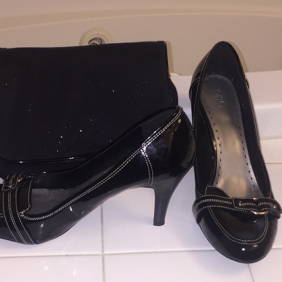 Cato Slip-On Heels - Black - NWOT - Picture 2 of 6